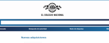 Acervo de El Colegio Nacional