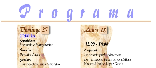 I Semana de la Cultura de la Mixteca